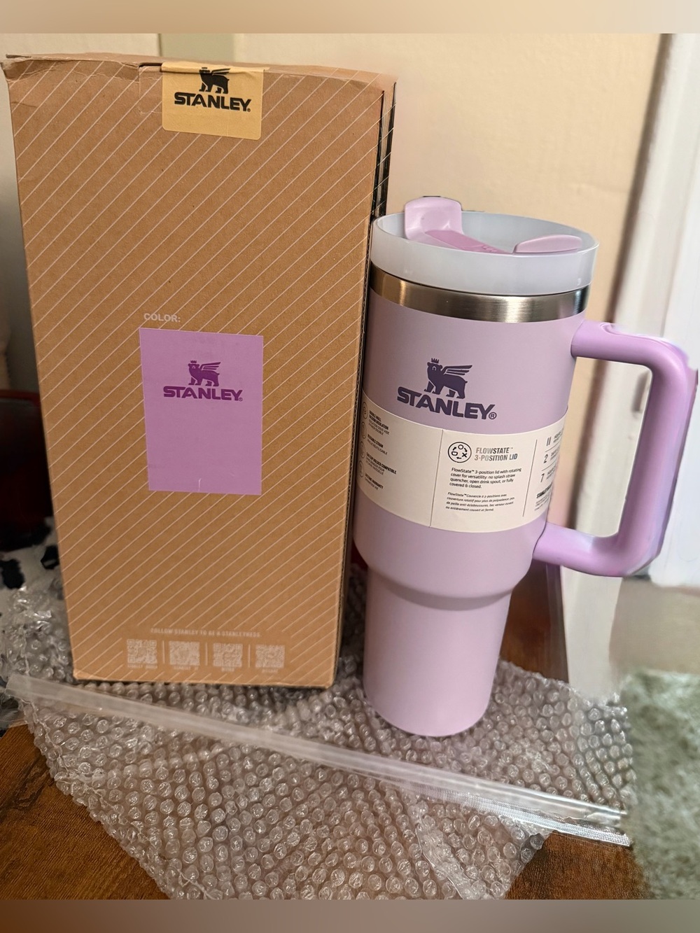 Lavender Flowstate H20 40oz Tumbler - NWT 💜